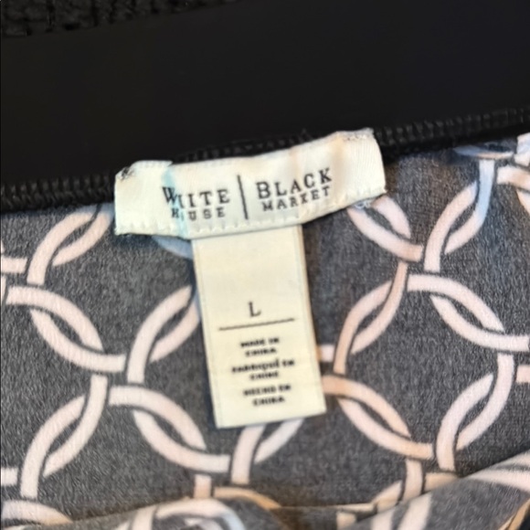 White House‎ Black Market Embellished Black and White Pencil Skirt - Picture 2 of 2